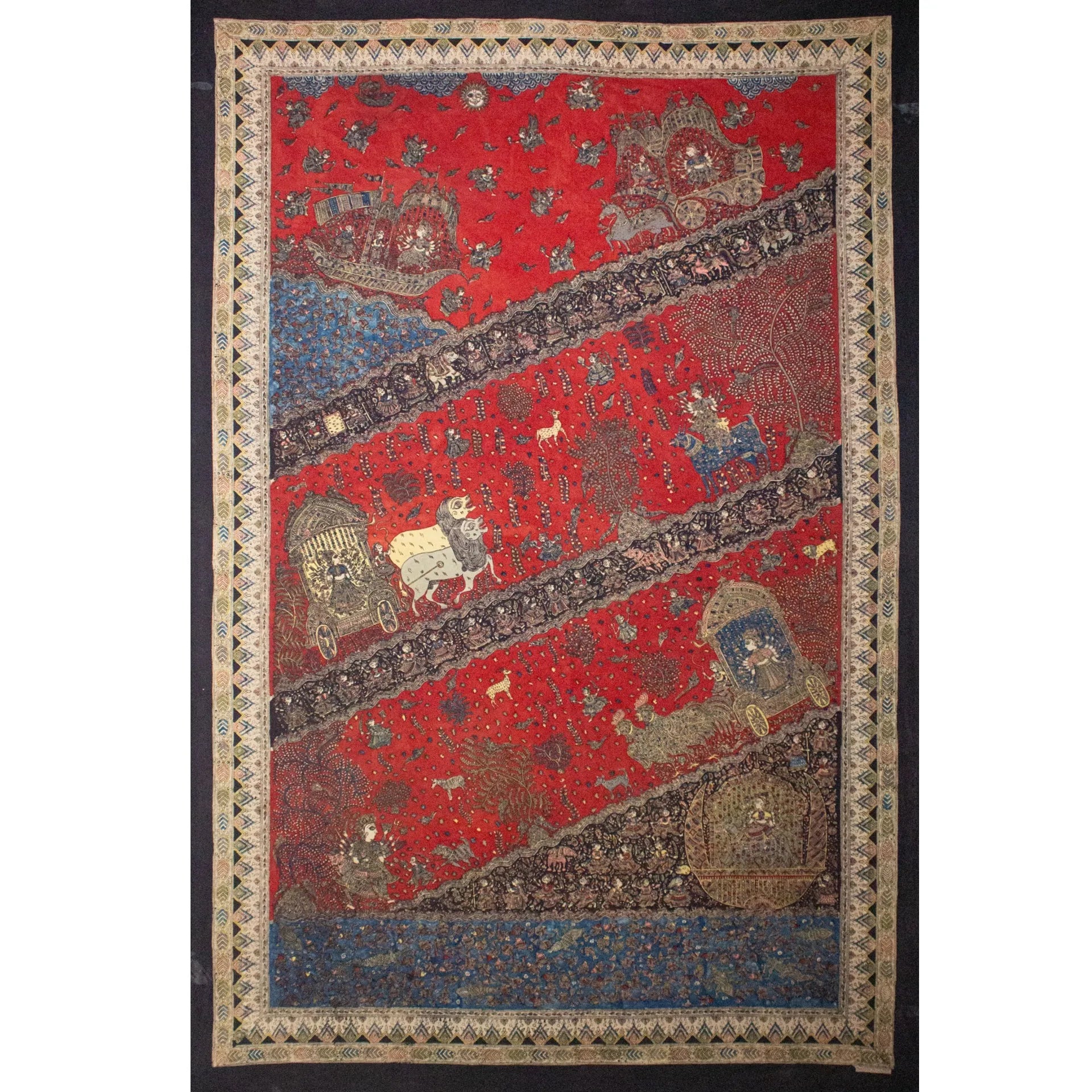 Mata Ni Pachedi - Mother Godess riding the chariots in the jungle