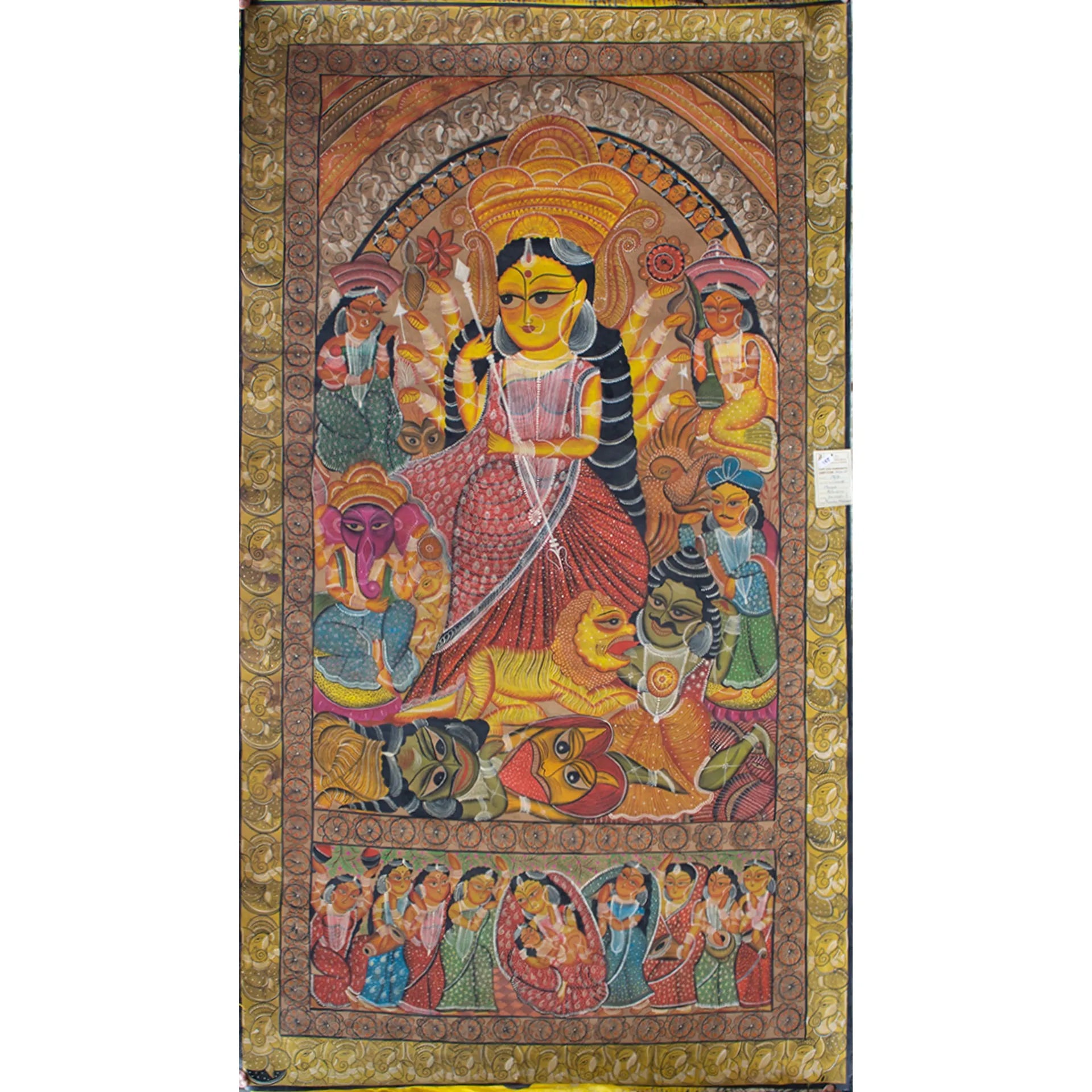 Bengal Pattachitra - Durga Story