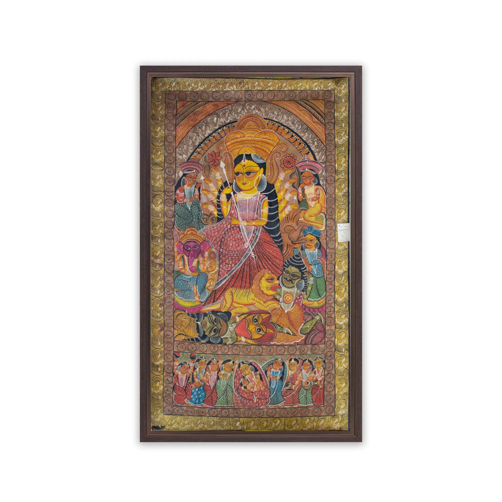 Bengal Pattachitra - Durga Story