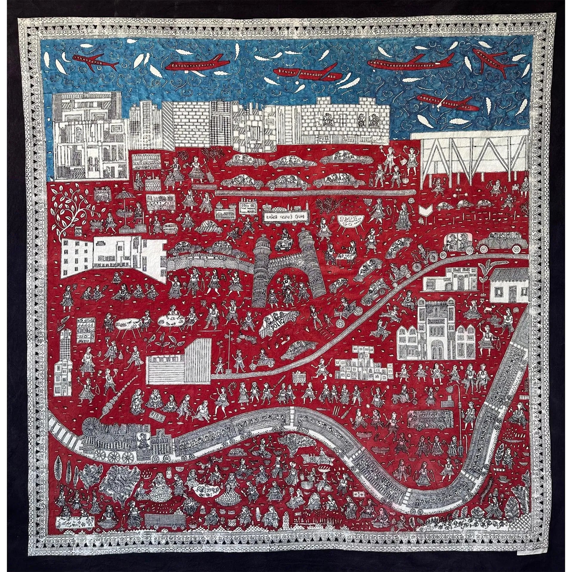 Mata Ni Pachedi - Ahmedabad Cityscape