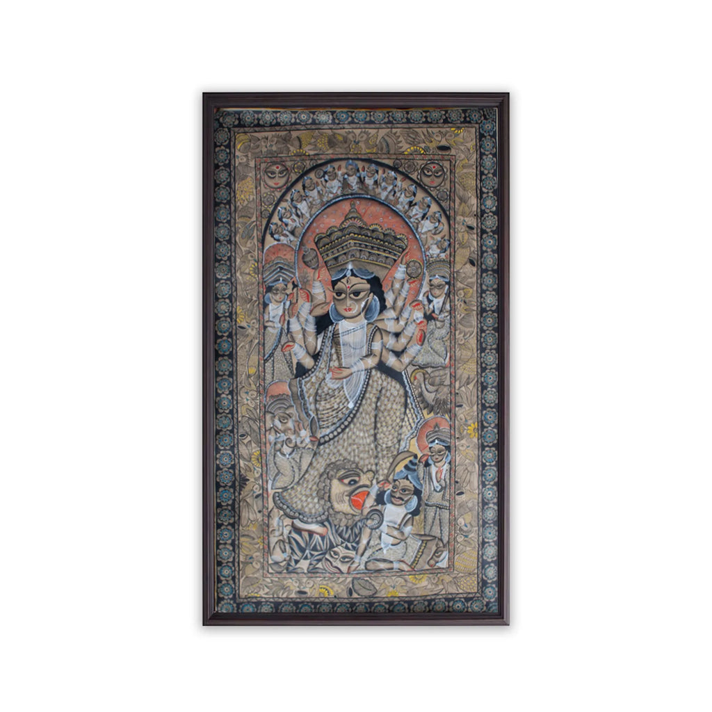 Bengal Pattachitra - Durga Story