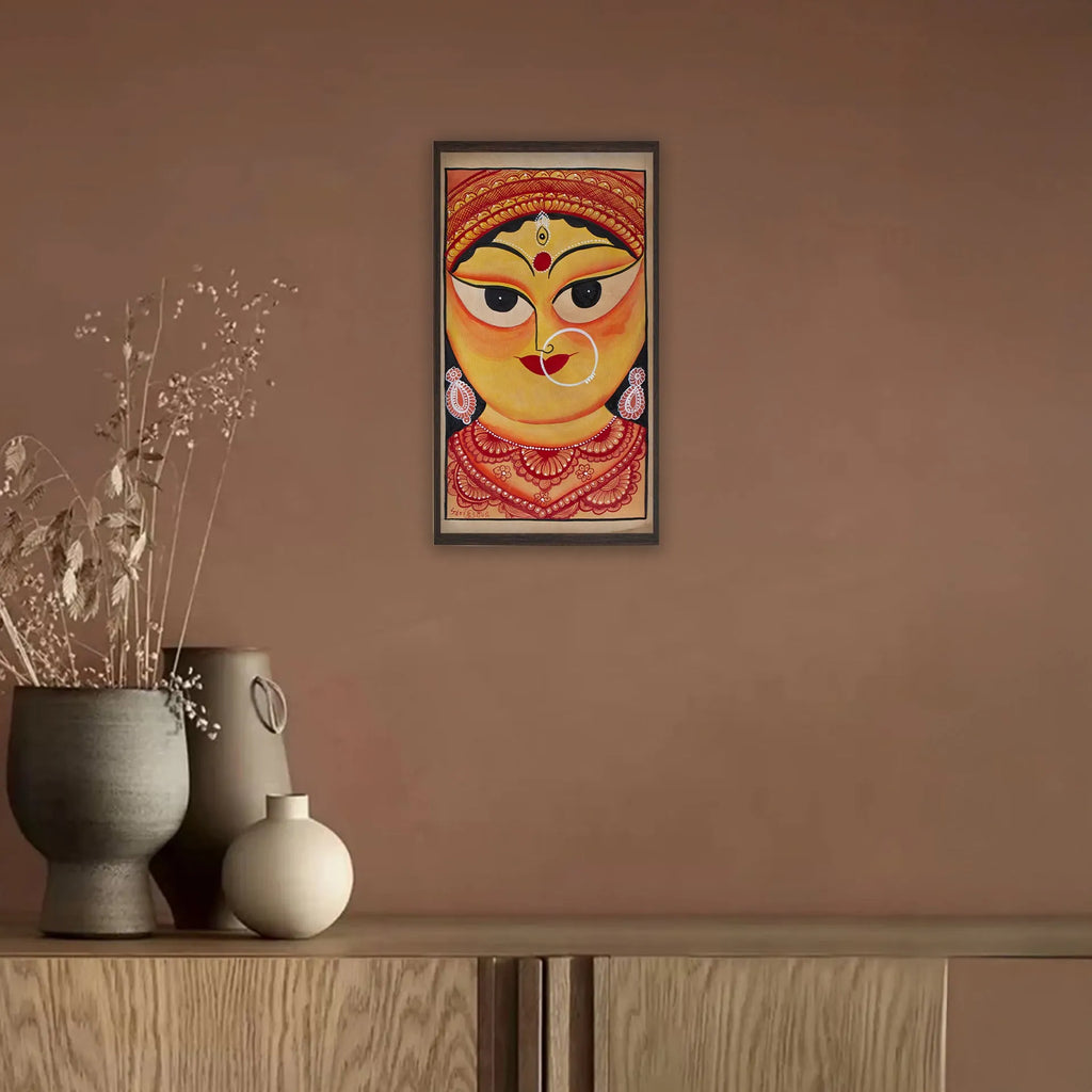 Bengal Pattachitra - Maya Durga