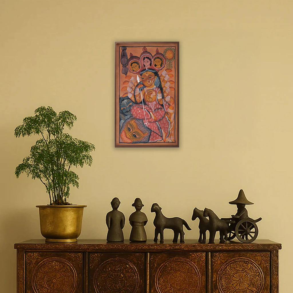 Bengal Pattachitra - Durga