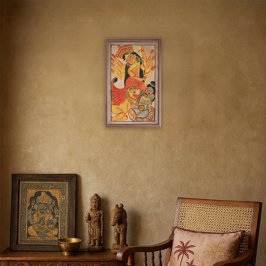 Bengal Pattachitra - Durga
