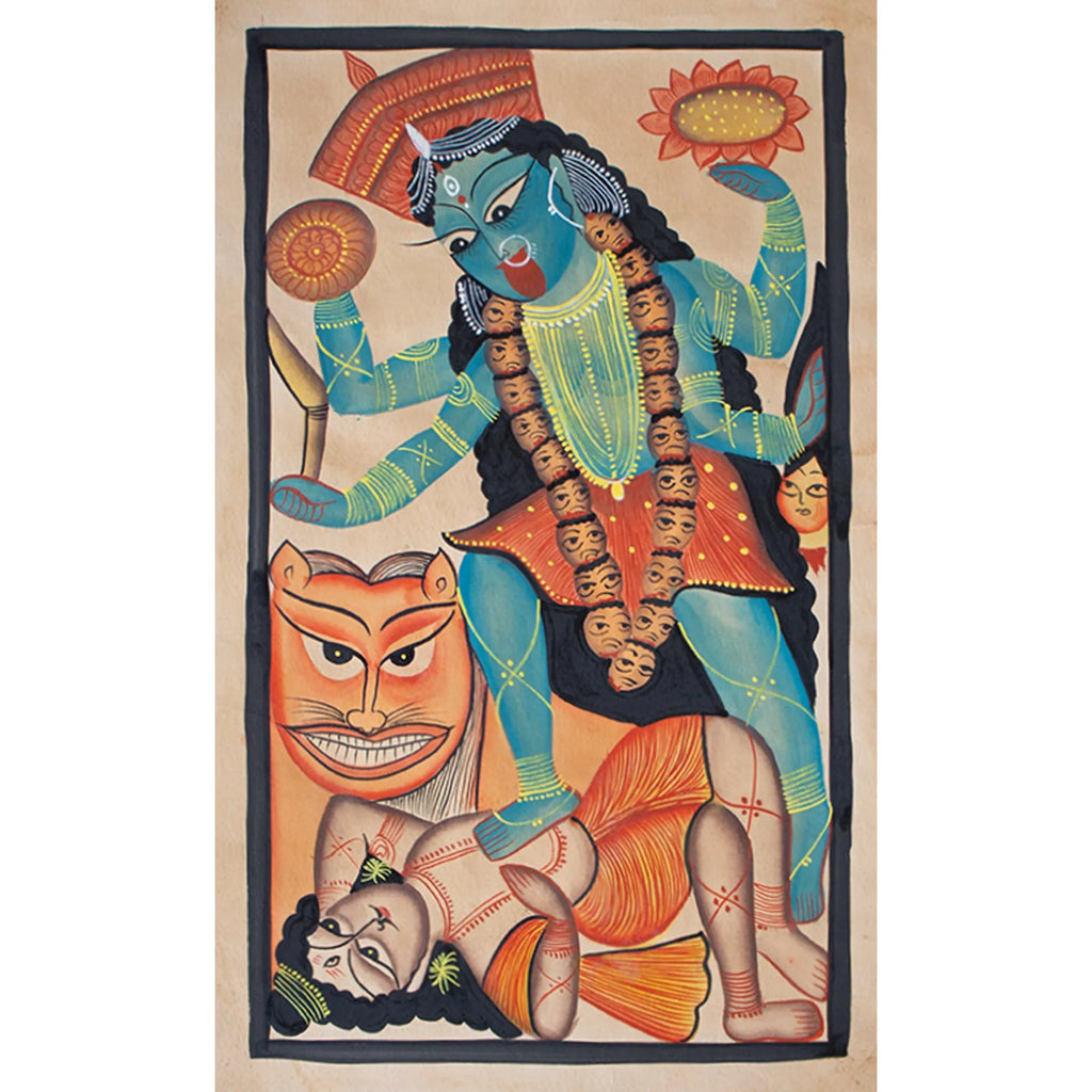Bengal Pattachitra - Kali Maa