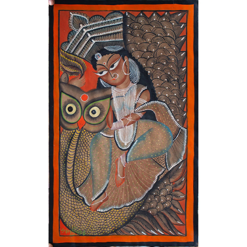 Bengal Pattachitra - Laxmi