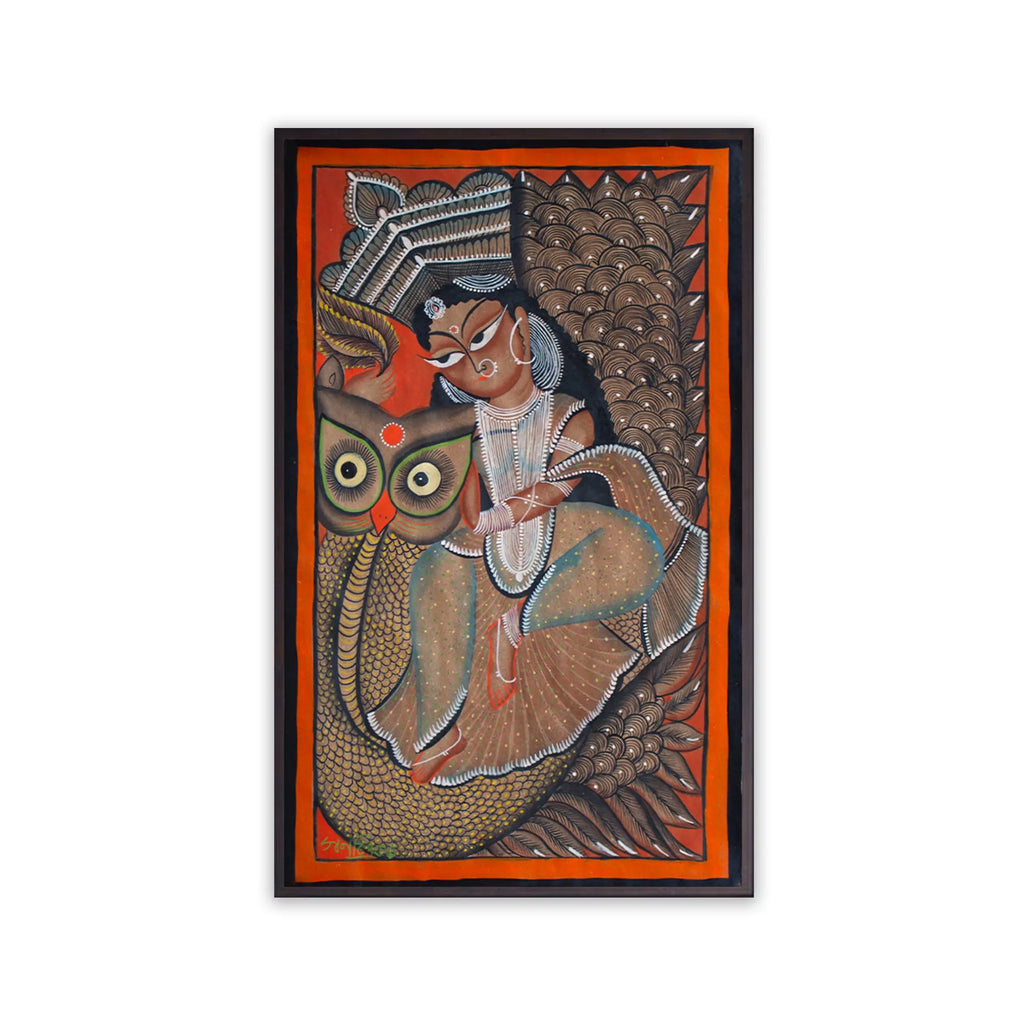 Bengal Pattachitra - Laxmi