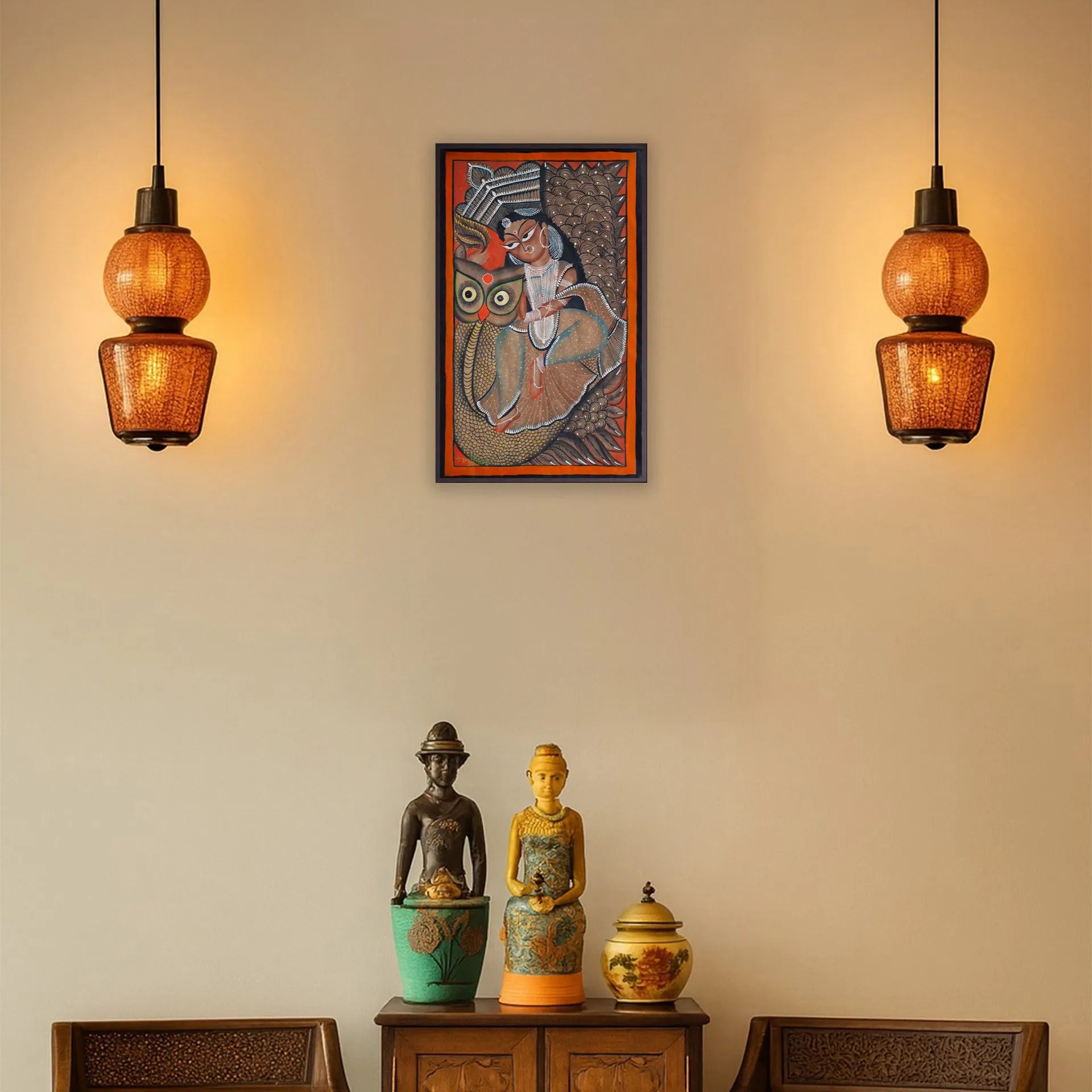 Bengal Pattachitra - Laxmi