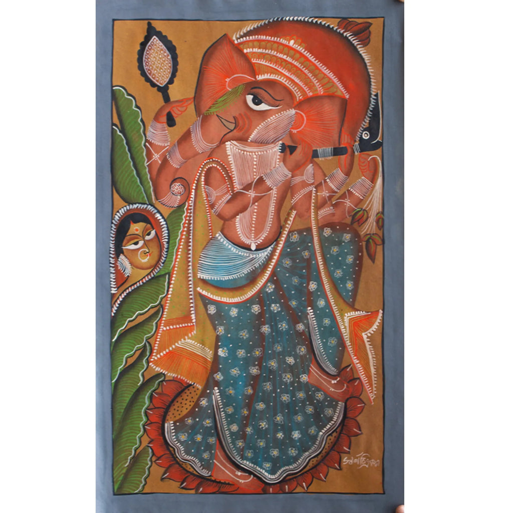 Bengal Pattachitra - Ganesha