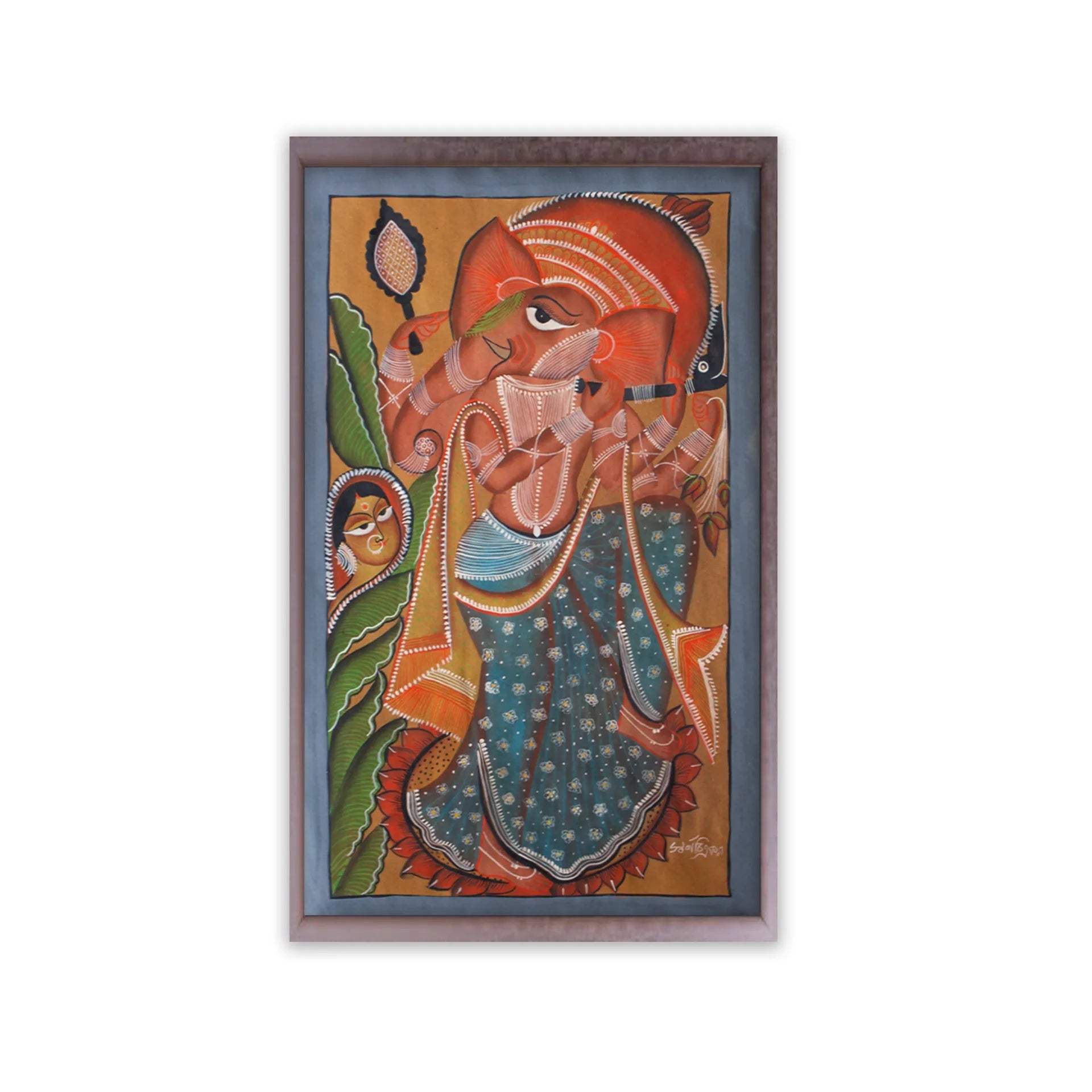 Bengal Pattachitra - Ganesha