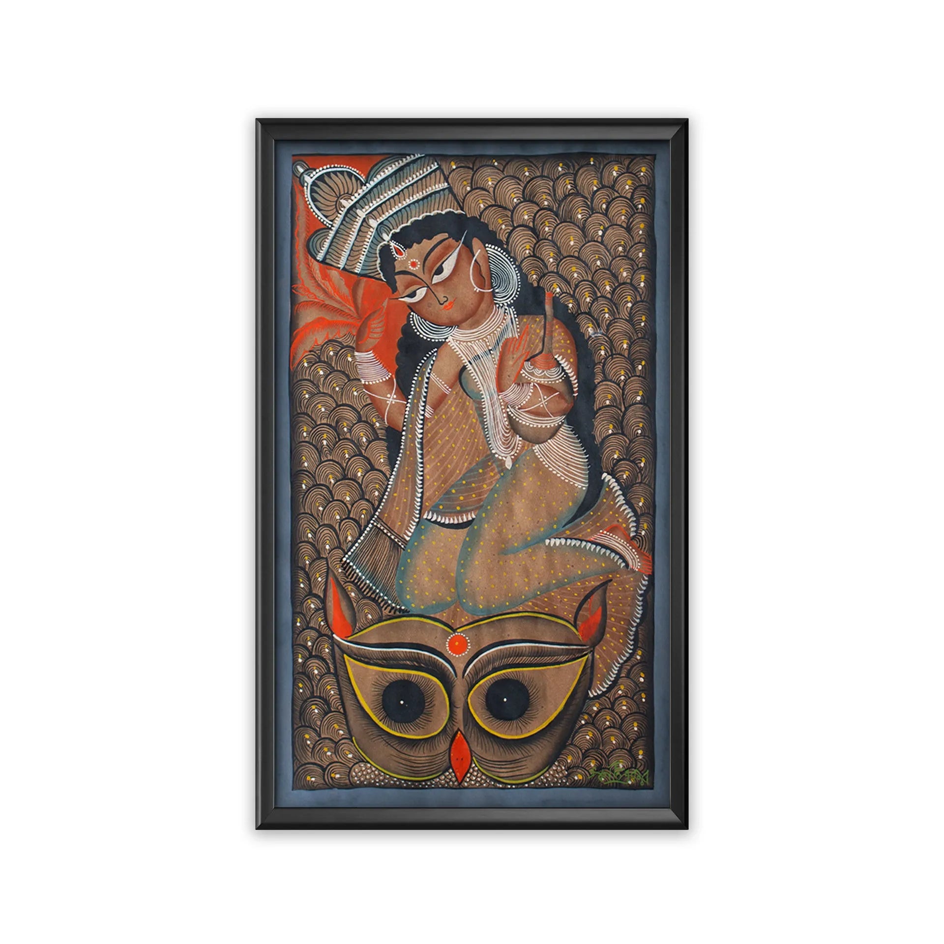 Bengal Pattachitra - Laxmi
