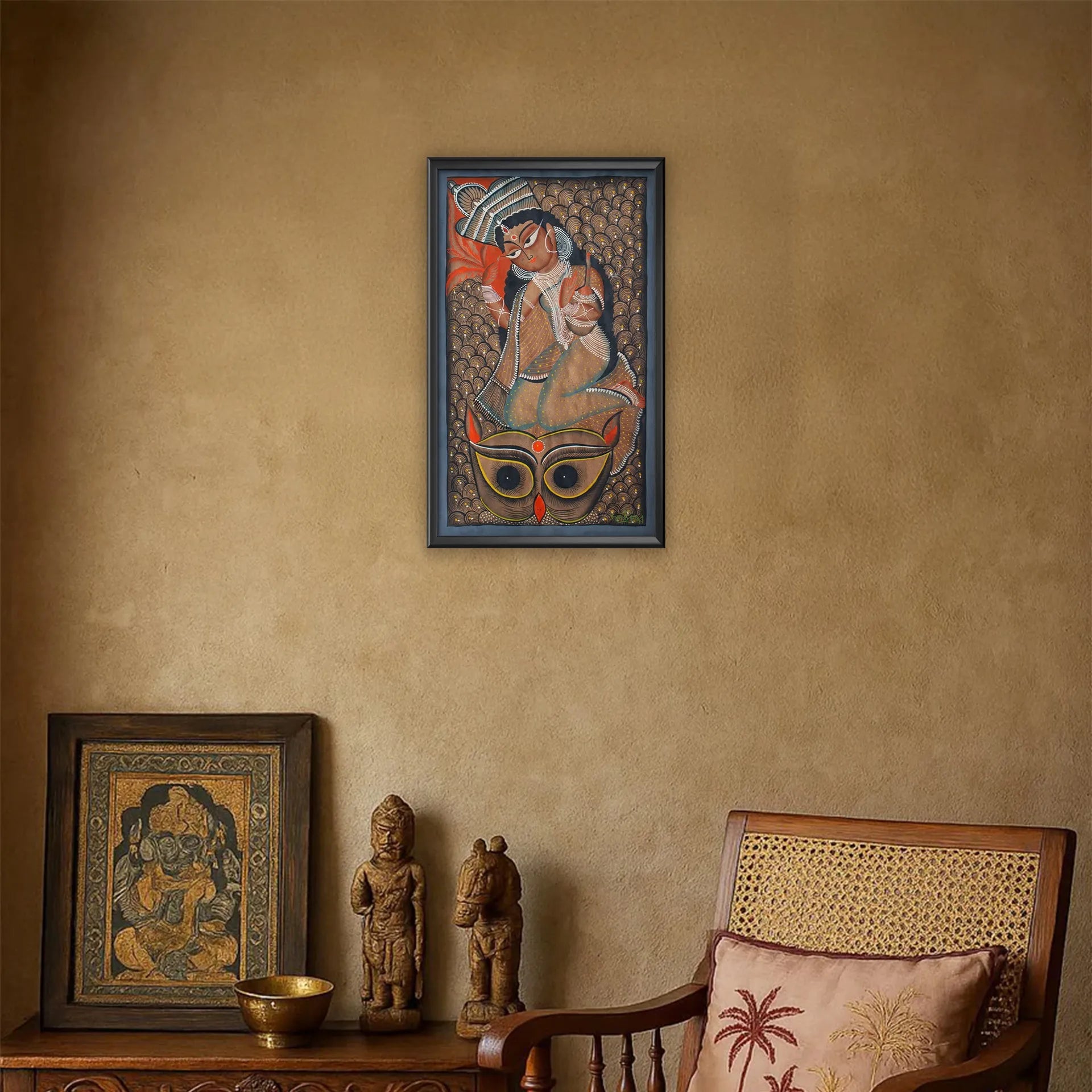 Bengal Pattachitra - Laxmi
