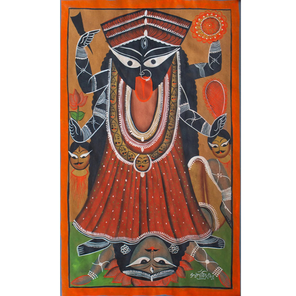 Bengal Pattachitra - Kali Maa
