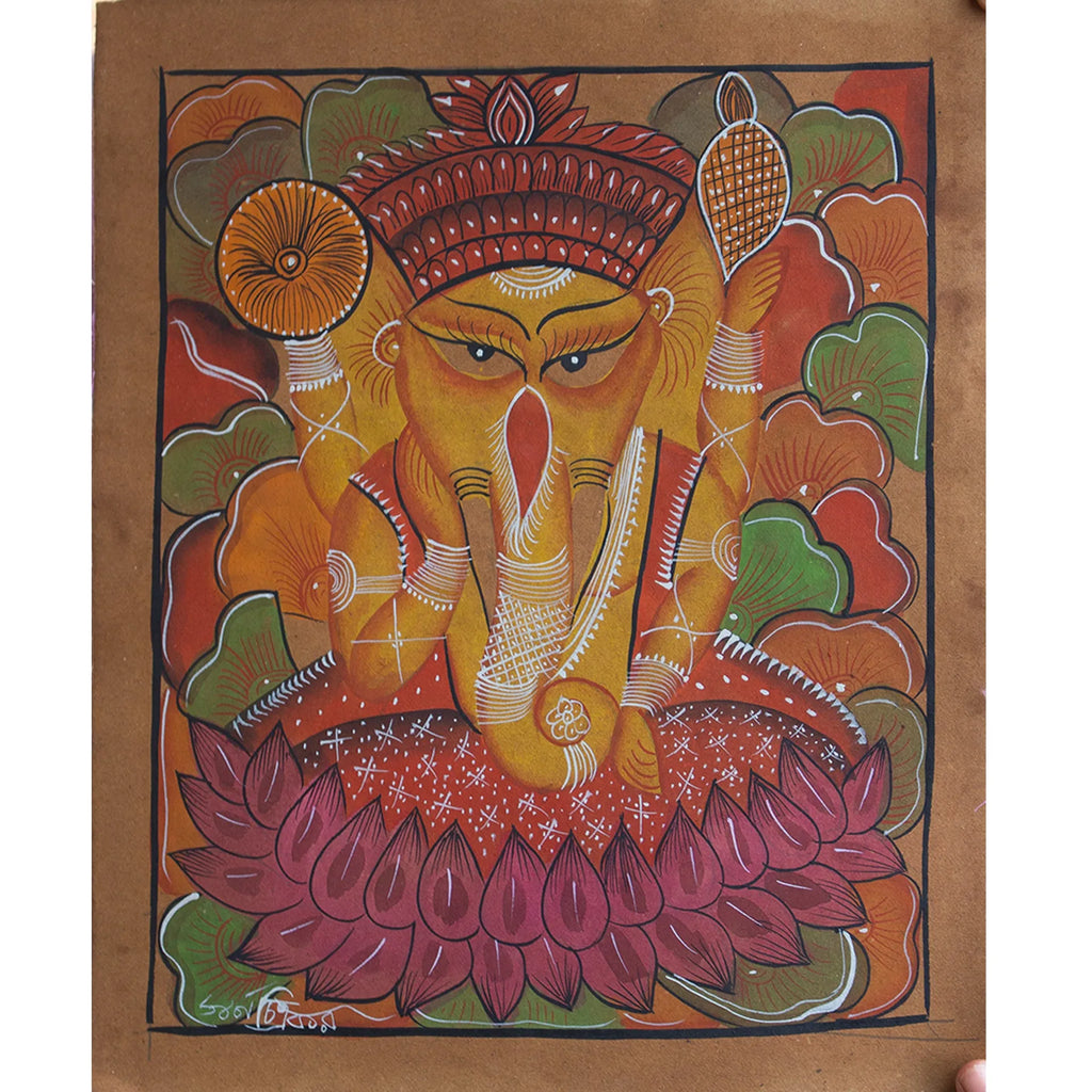 Bengal Pattachitra - Ganesha