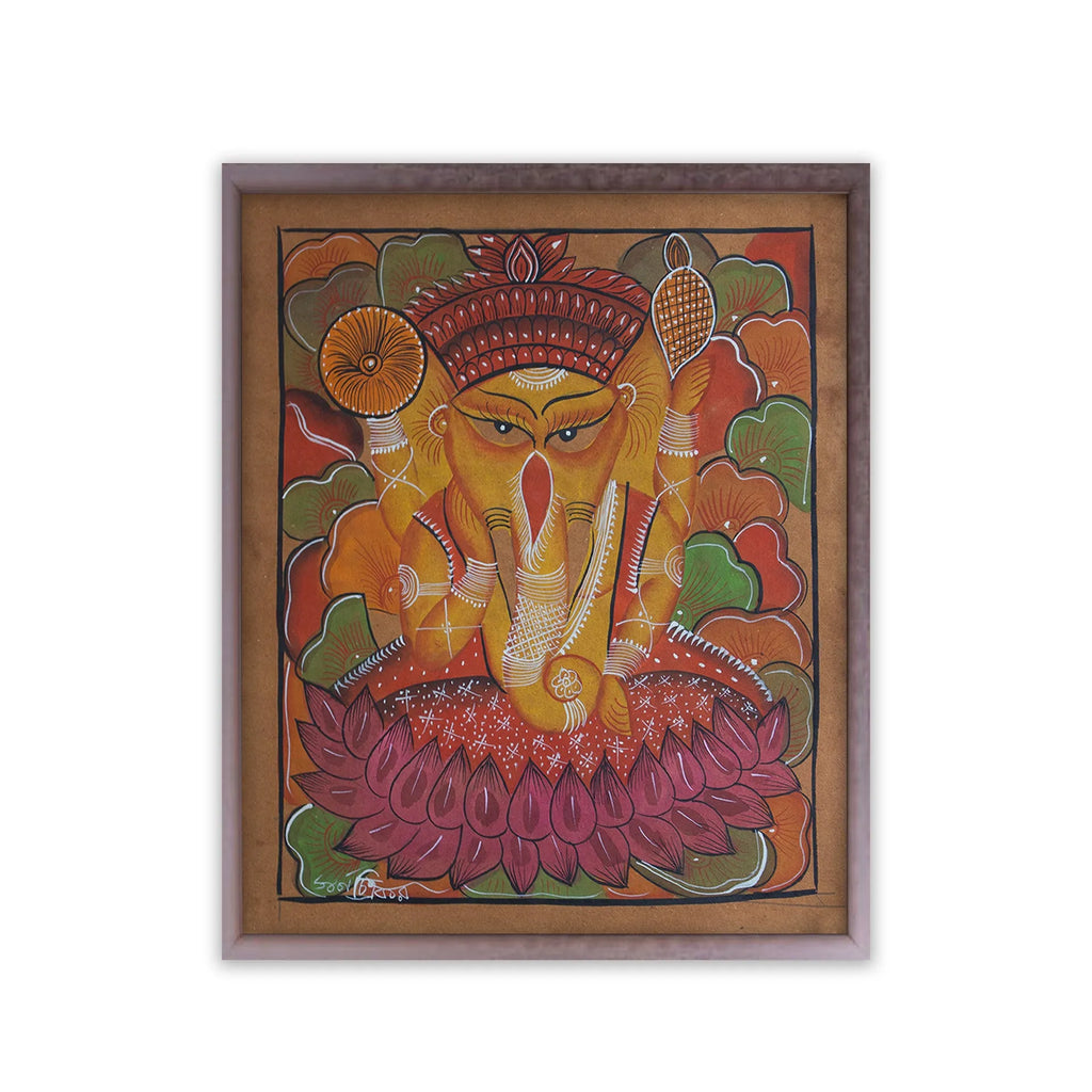 Bengal Pattachitra - Ganesha