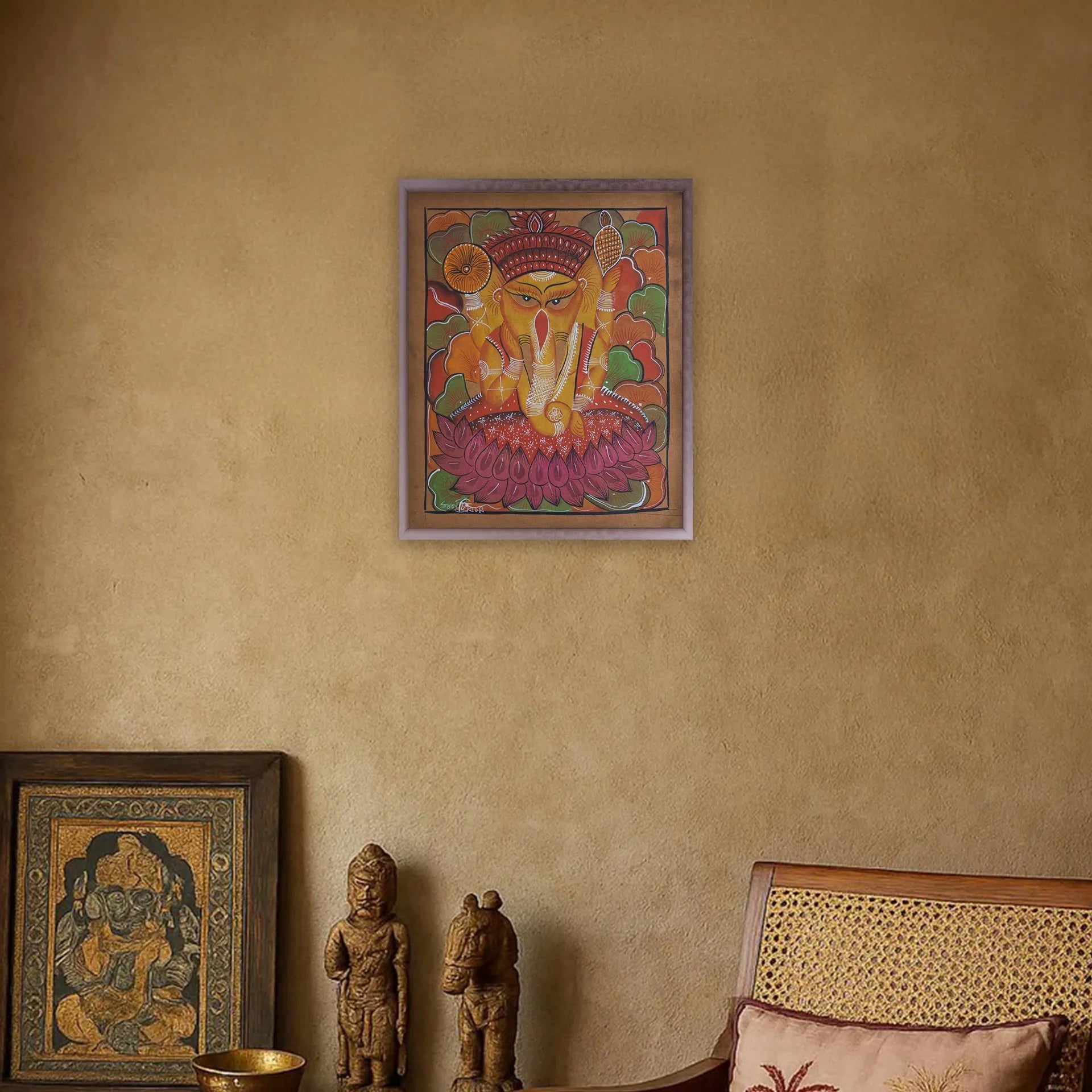 Bengal Pattachitra - Ganesha