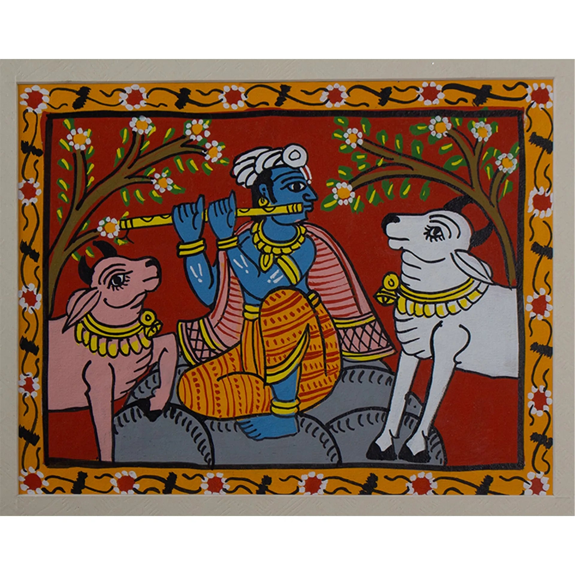 Shri Krishna with cows