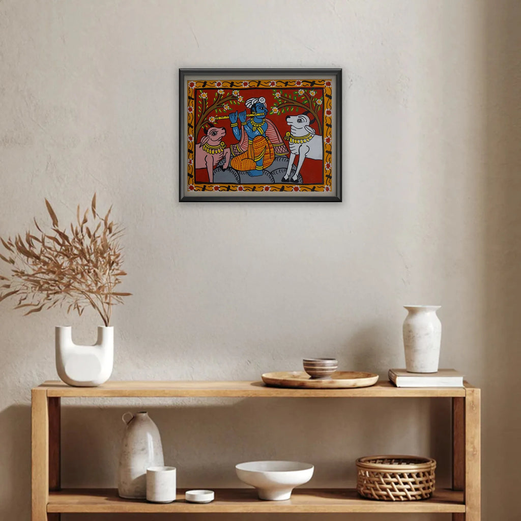 Shri Krishna with cows