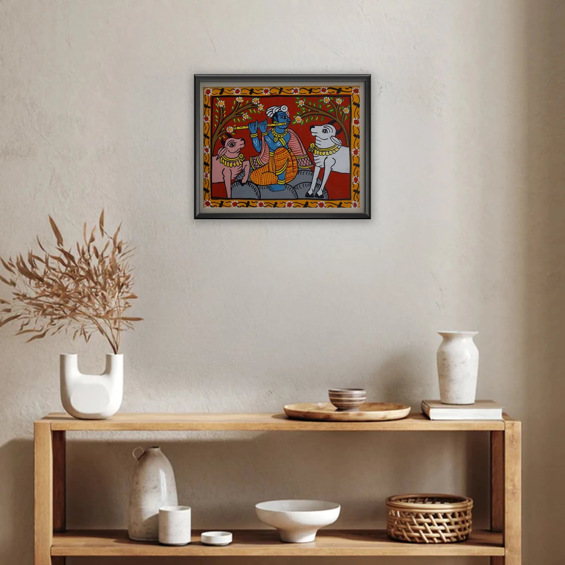 Shri Krishna with cows