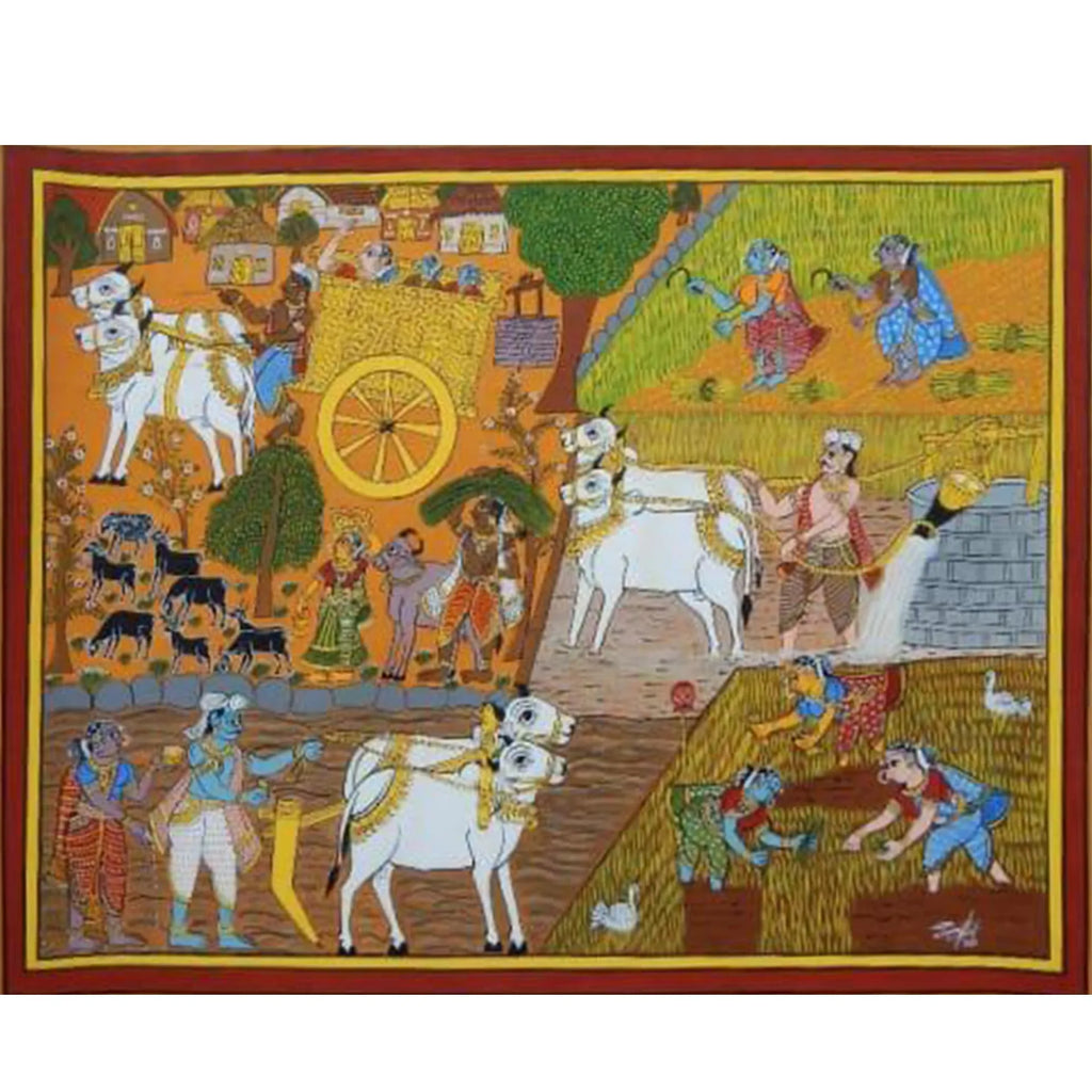Cherial Painting - Rural Village Life