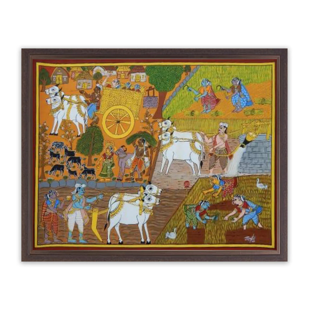Cherial Painting - Rural Village Life