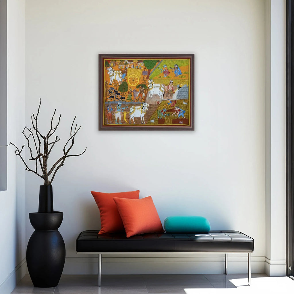 Cherial Painting - Rural Village Life