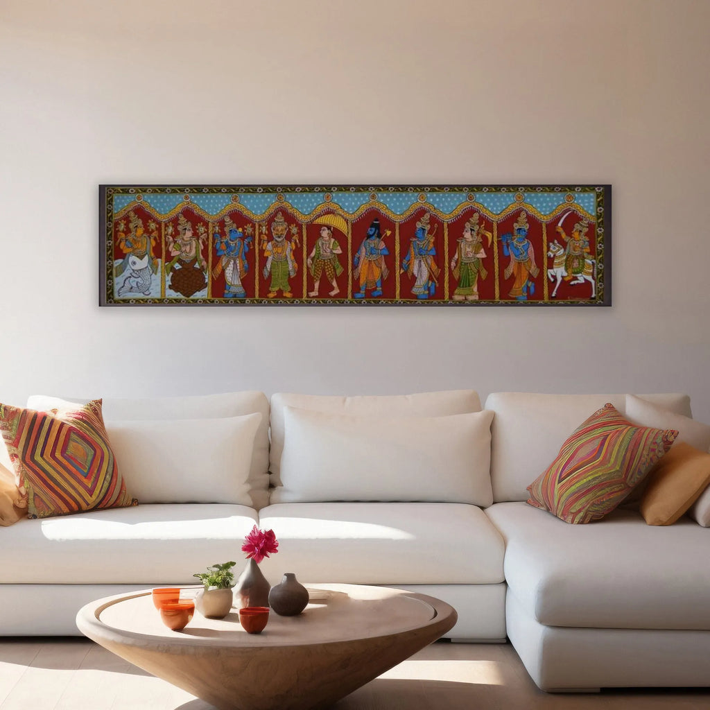 Cherial Painting - Dasavatharam