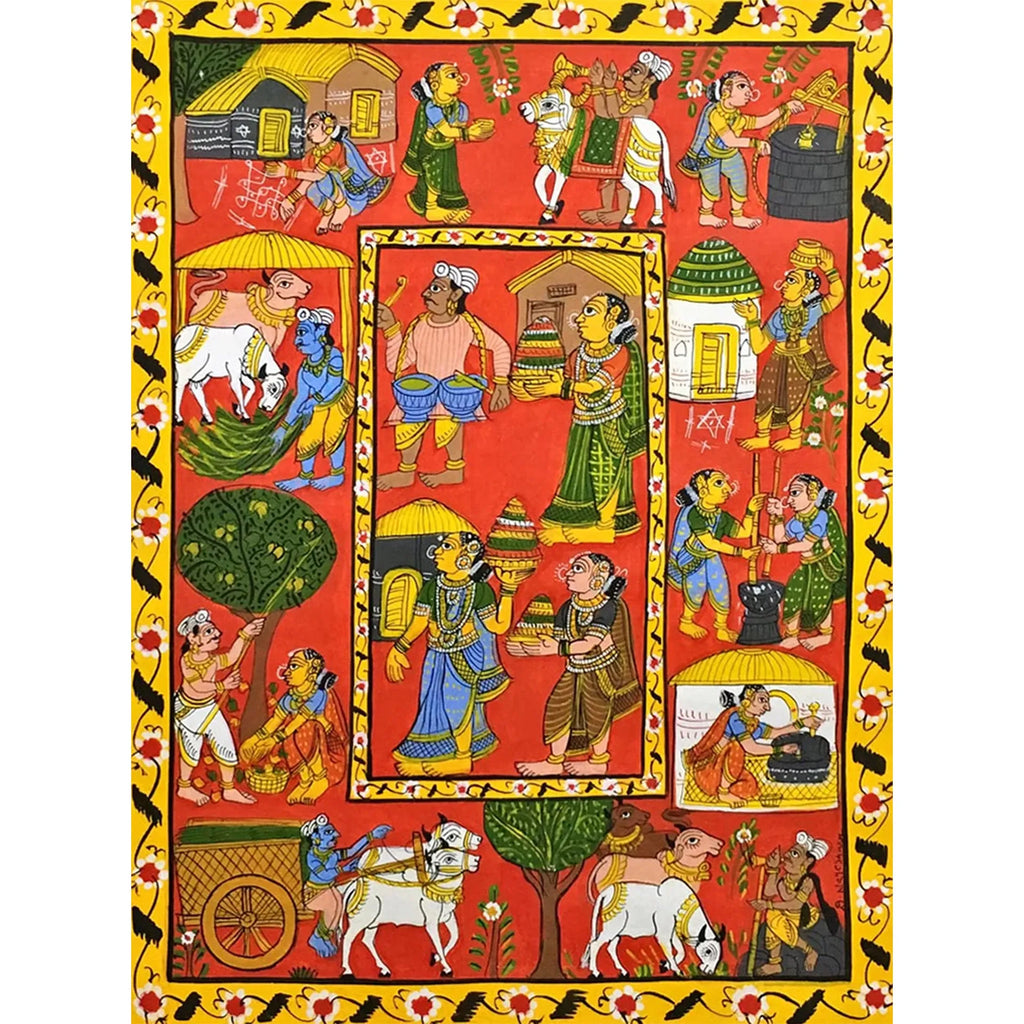 Cherial Painting - Rural Village Life