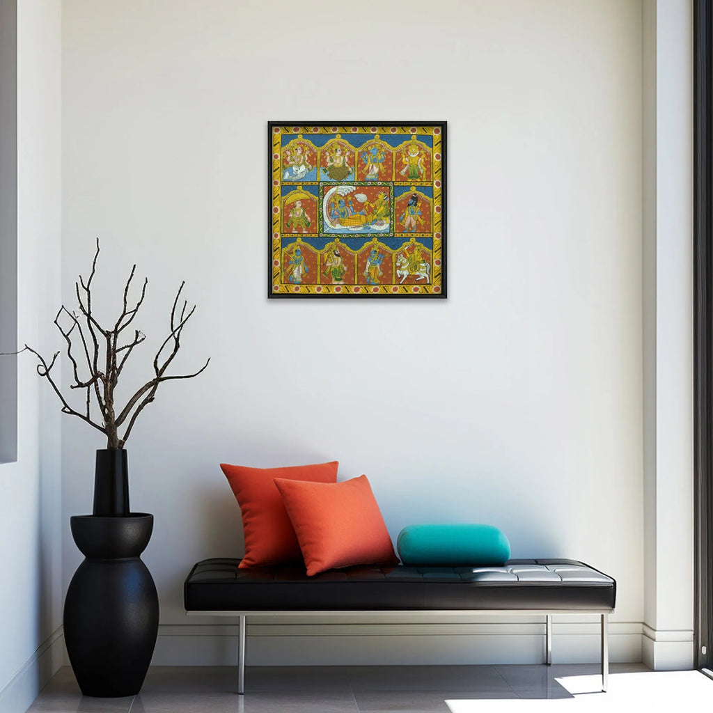 Cherial Painting - Dashavtar