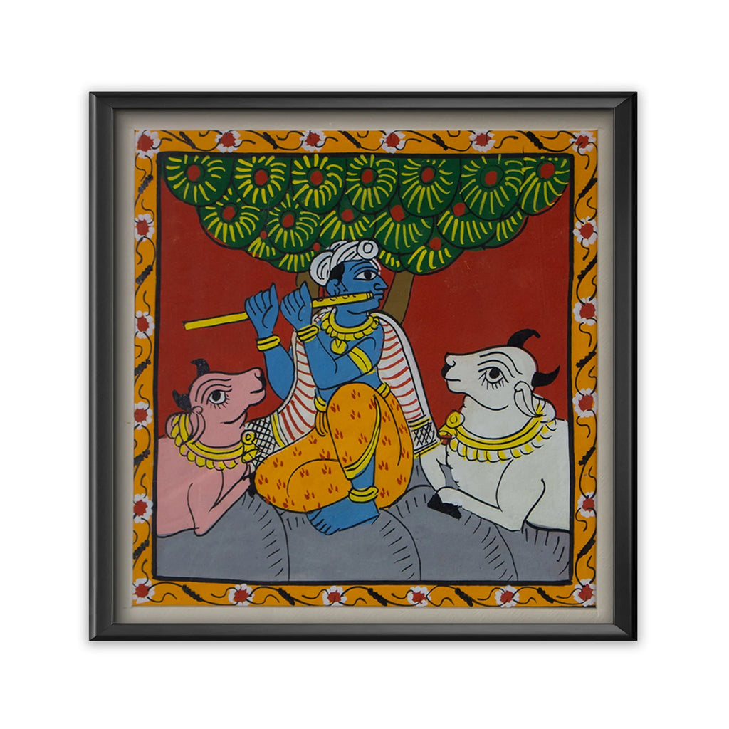 Cherial Painting - Krishna