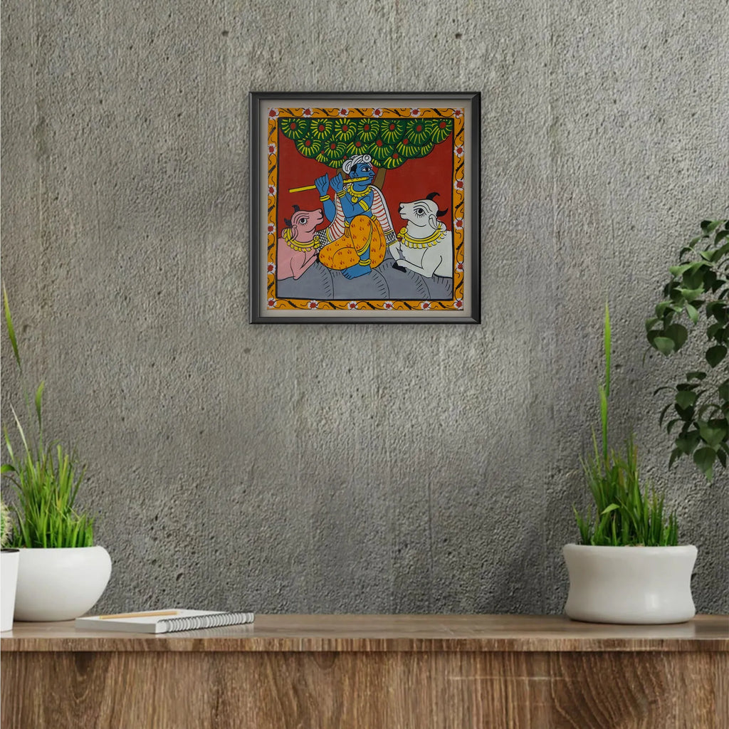 Cherial Painting - Krishna