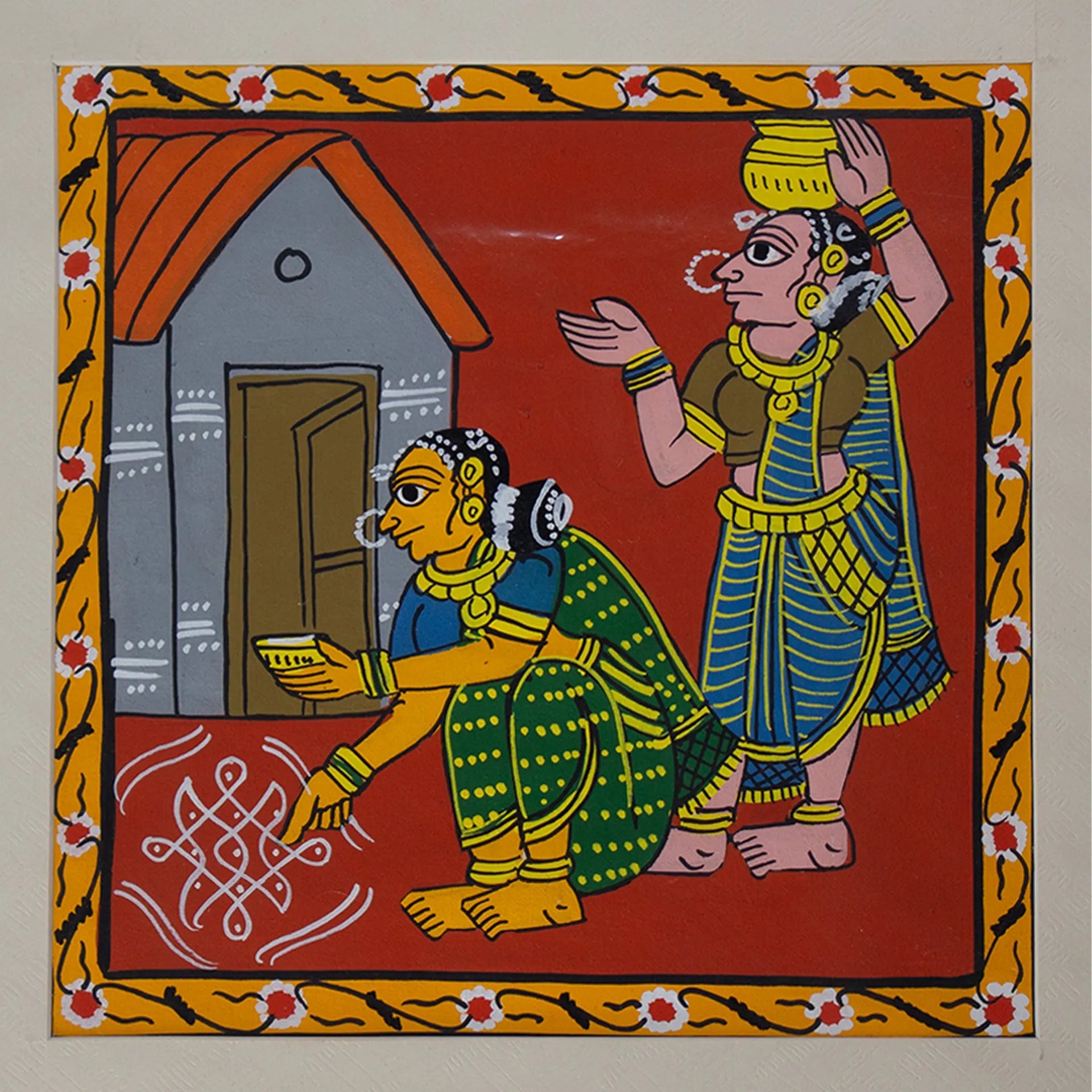 Cherial Painting - Village life