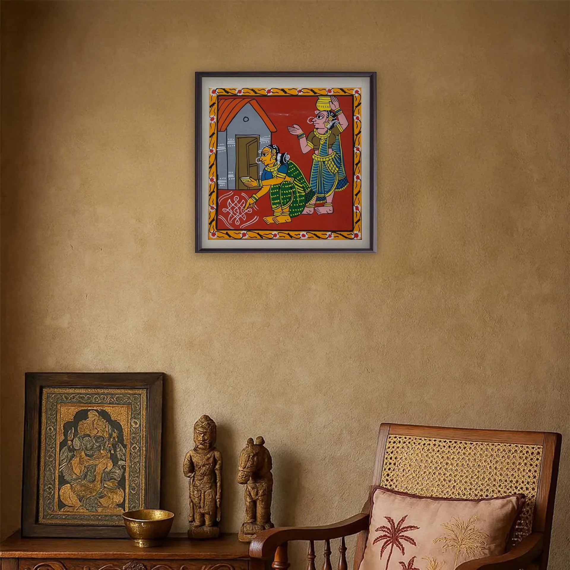 Cherial Painting - Village life