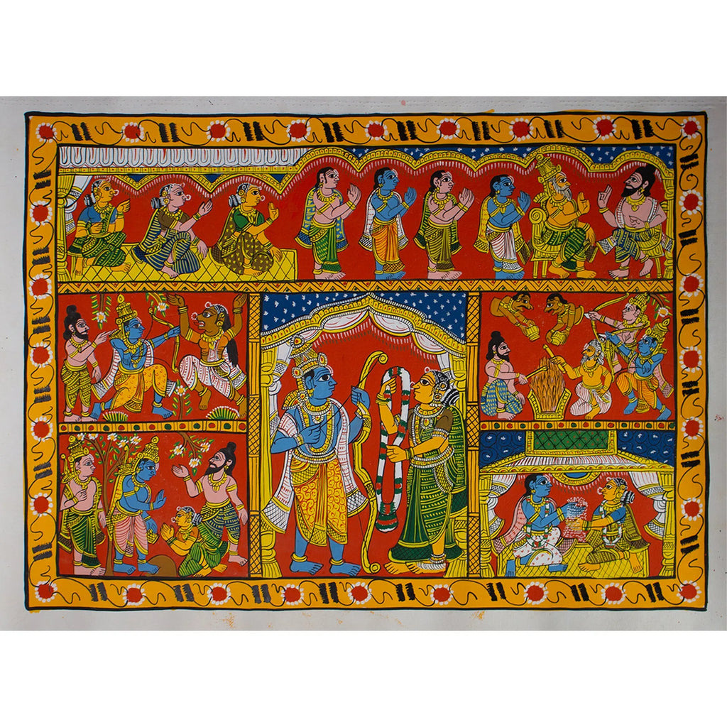 Cherial Painting - Ramayan Story