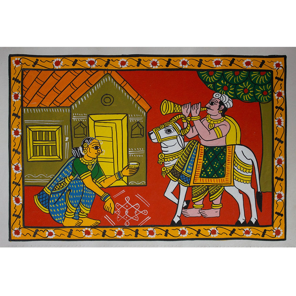 Cherial Painting - Village life