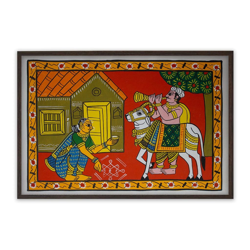 Cherial Painting - Village life