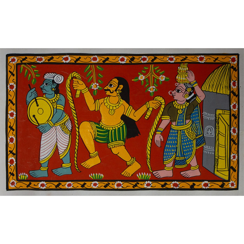 Cherial Painting - Bonalu Festival- Telangana local festival