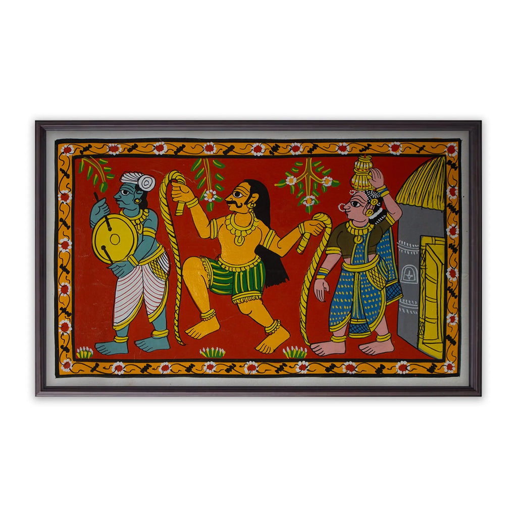 Cherial Painting - Bonalu Festival- Telangana local festival