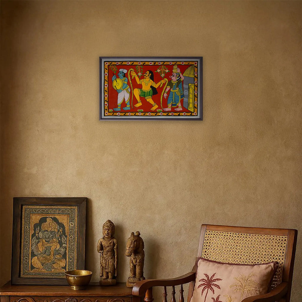 Cherial Painting - Bonalu Festival- Telangana local festival