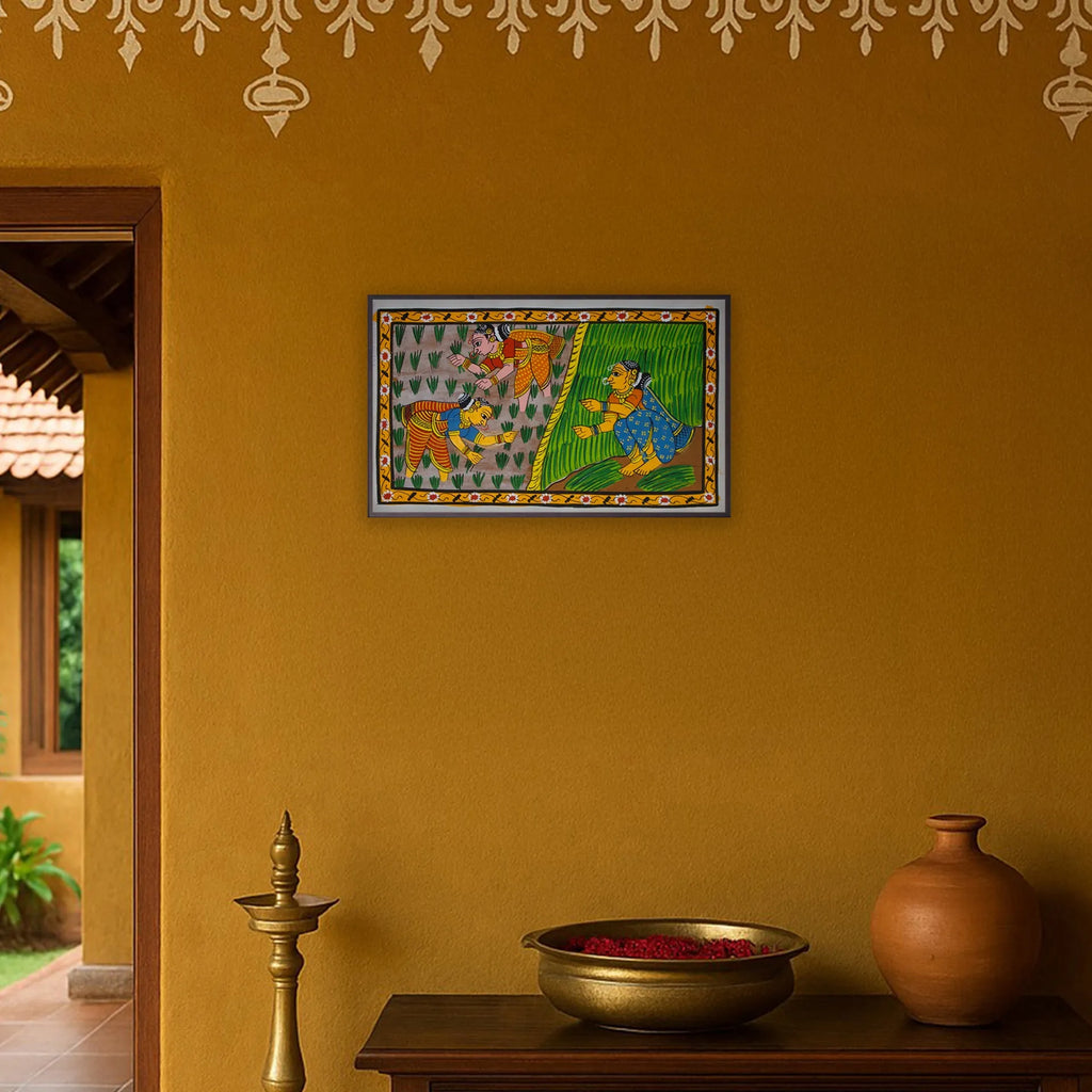 Cherial Painting - Village life