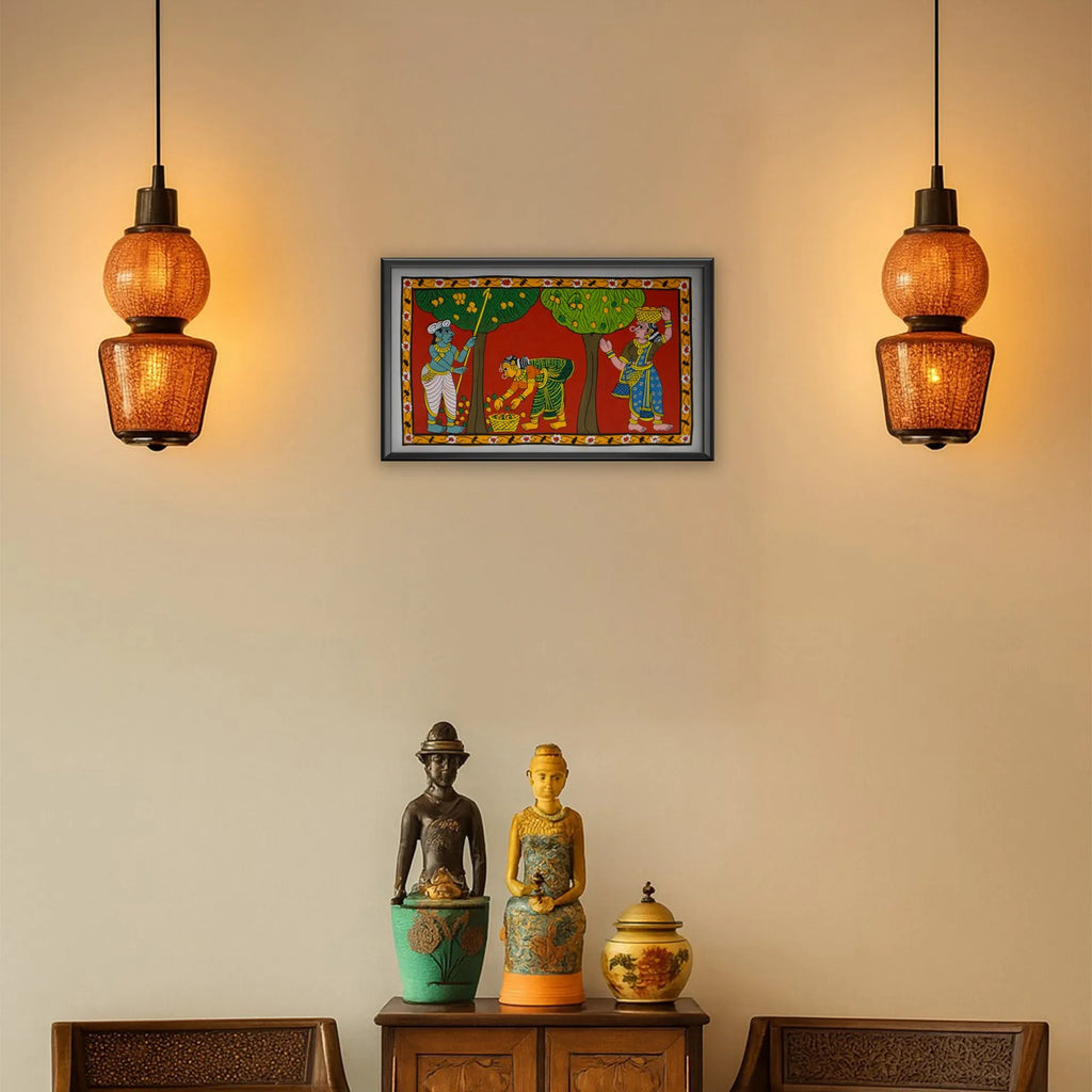 Cherial Painting - Village life