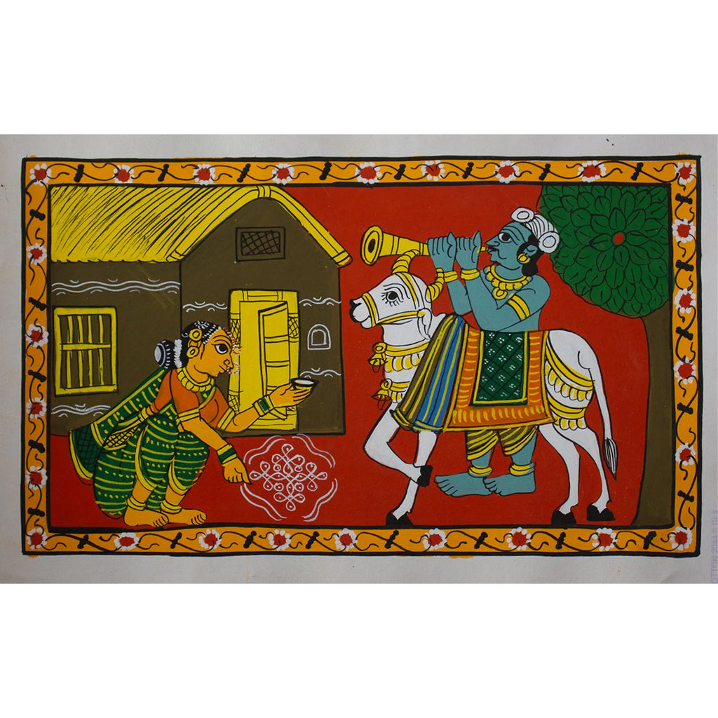 Cherial Painting - Village life