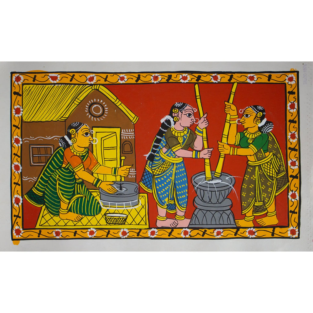 Cherial Painting - Village life