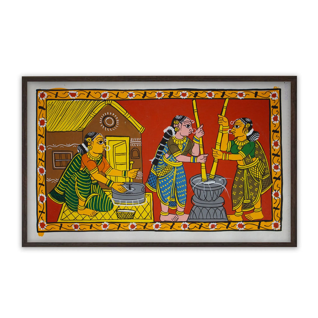 Cherial Painting - Village life