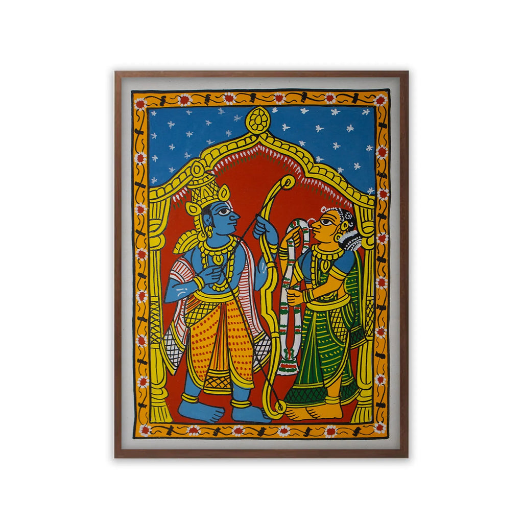 Cherial Painting - Sita Swayamvaram