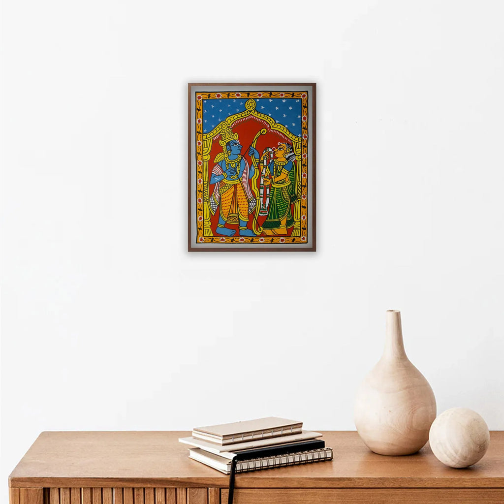 Cherial Painting - Sita Swayamvaram