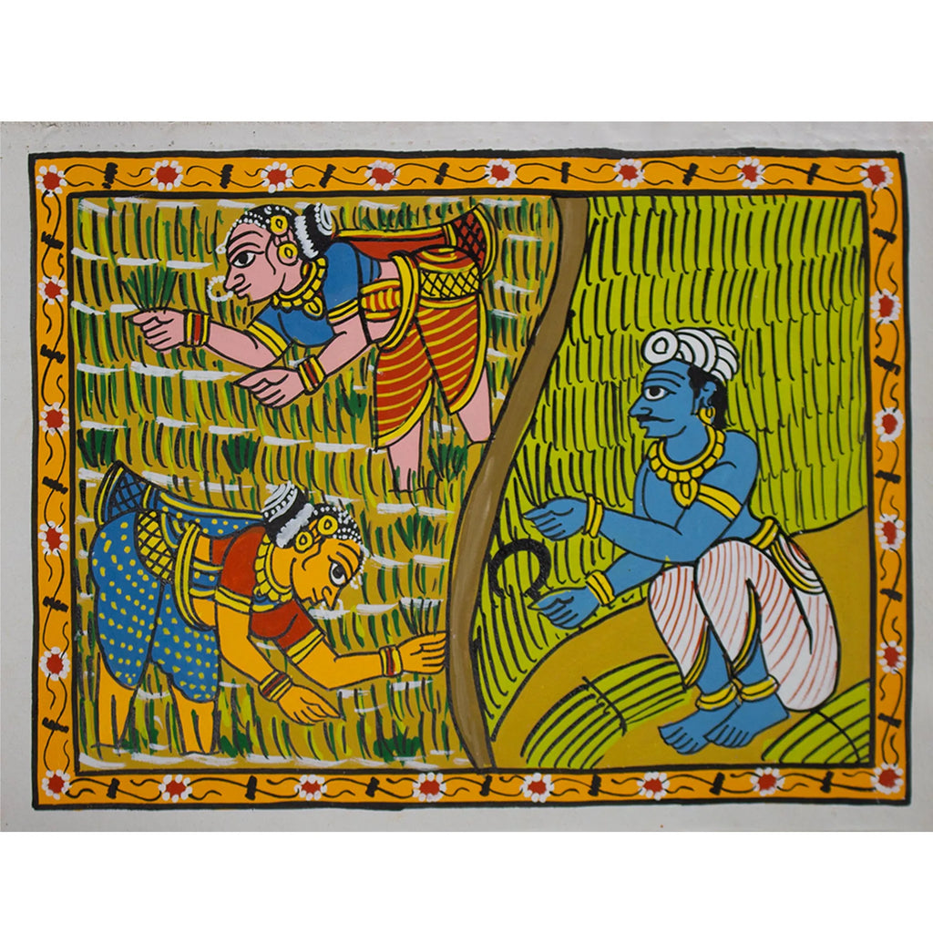 Cherial Painting - Village life