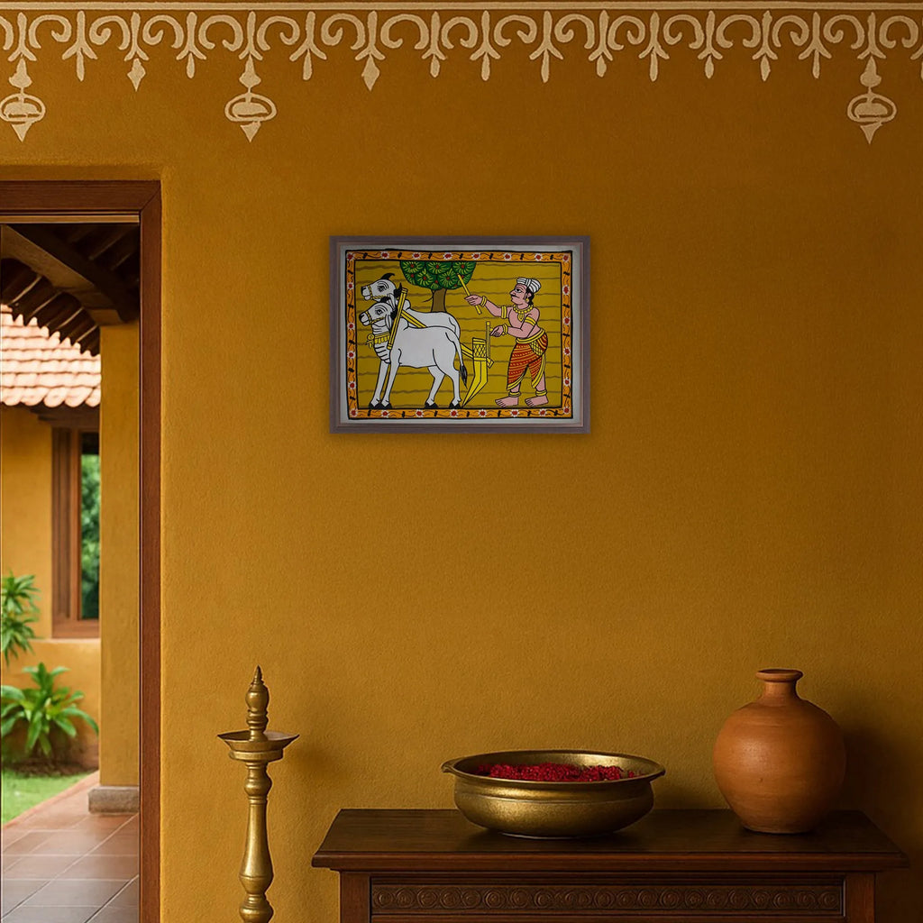 Cherial Painting - Village life