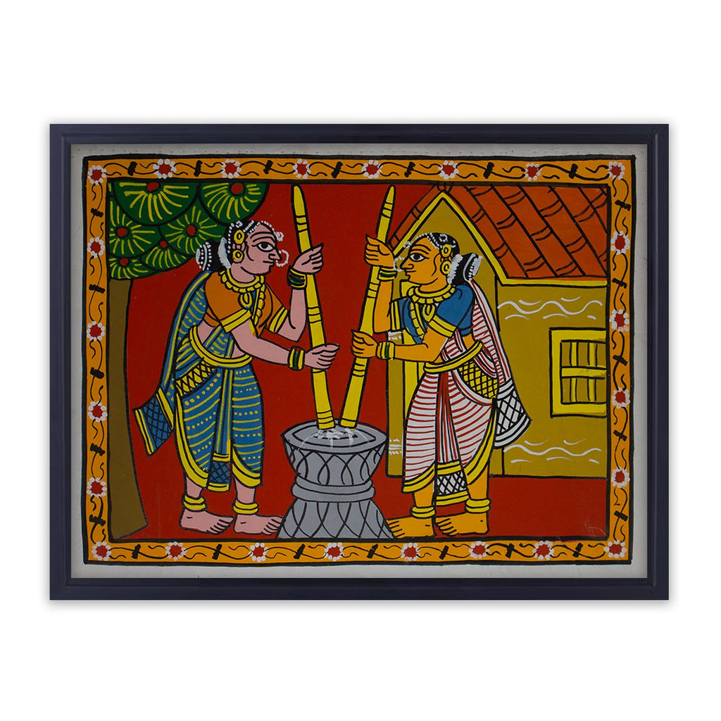 Cherial Painting - Village life
