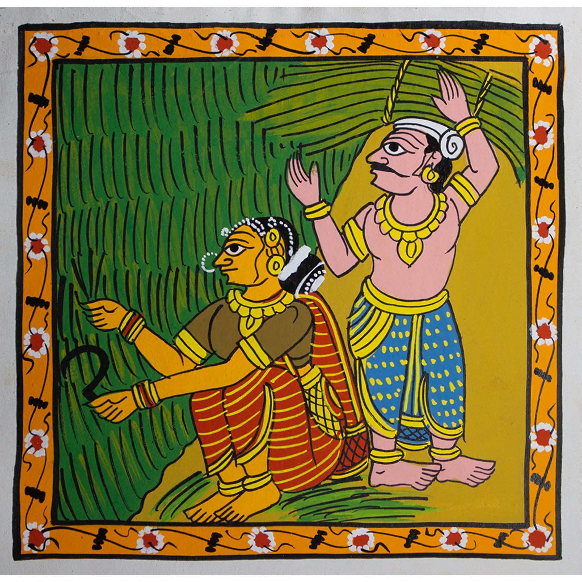 Cherial Painting - Village life